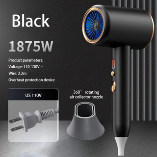 Professional Hair Dryer Hot Cold Wind Air Brush Hairdryer Negative Lonic Blow Dryer Strong PowerDryer Salon Tool